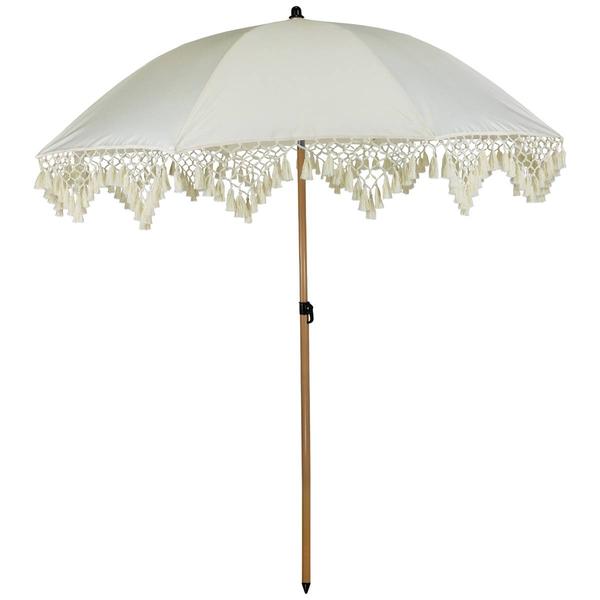 Northlight 6.5ft. Tilting Outdoor Boho Market Umbrella
