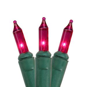 Hofert Mini 140ct. Christmas Pink Light Set