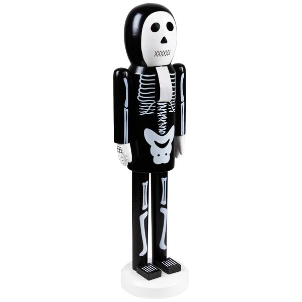 Northlight 14in. Wooden Skeleton Halloween Nutcracker alternate view