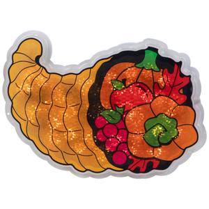 Northlight 20in. Pre-Lit Cornucopia Window Decoration