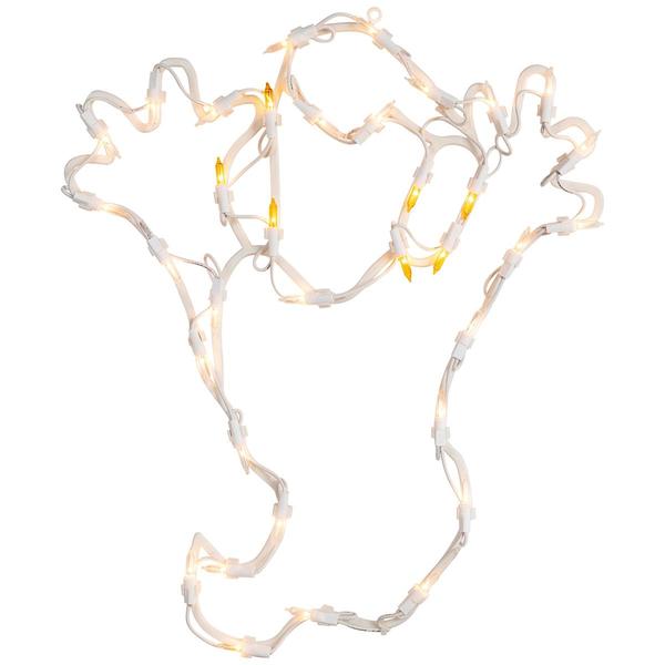 Northlight 15in. Ghost Halloween Window Silhouette Decor alternate view
