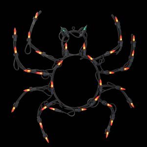 Northlight 15in. Lighted Spider Window Silhouette alternate view