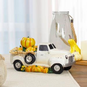 Northlight 11.25in. Truck Full of Pumpkins Figure alternate view
