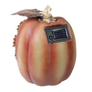 Northlight 8in. Floral Pumpkin Outdoor Decoration alternate view
