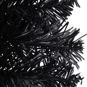 Northlight 24in. Black Colorado Spruce Halloween Wreath alternate view