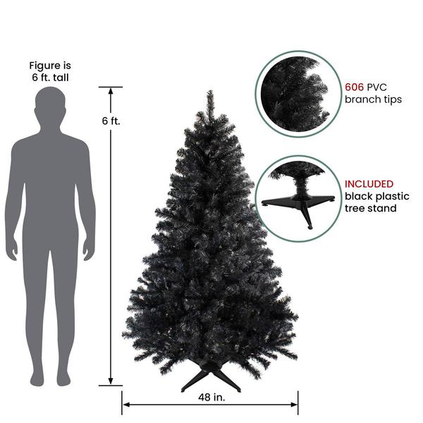 Northlight 6ft. Black Colorado Spruce Tree alternate view