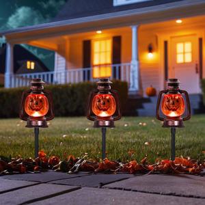 Northlight Halloween Jack O' Lantern Lights - Set of 3 alternate view