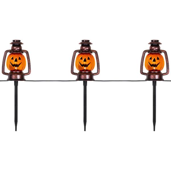 Northlight Halloween Jack O' Lantern Lights - Set of 3