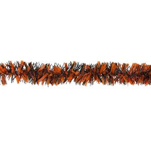 Northlight 50in. Orange and Black Halloween Garland alternate view