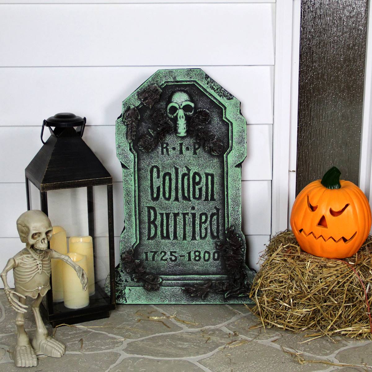 Northlight Seasonal 28.5in. Colden Burried Tombstone Yard Decor