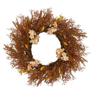 Northlight 32in. Fall Grass Artificial Wreath