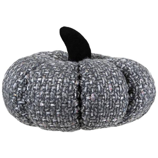 Northlight Grey Knitted Fall Harvest Pumpkin alternate view