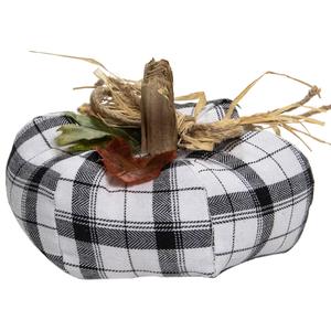Northlight 5in. Fabric Fall Harvest Tabletop Pumpkin