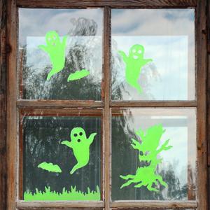 Northlight Evil Tree Halloween Gel Window Clings alternate view