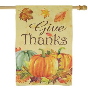 Northlight Give Thanks Autumn Harvest Garden Flag alternate view