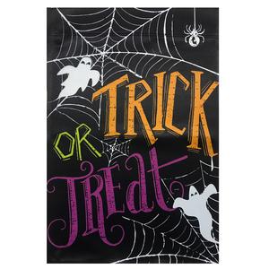 Northlight Ghosts Trick or Treat Outdoor Garden Flag