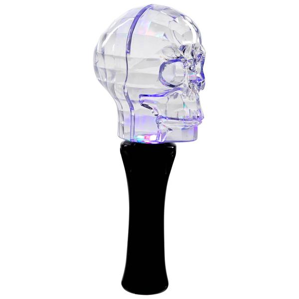 Northlight 9in. LED Multi-Function Halloween Skull Light alternate view