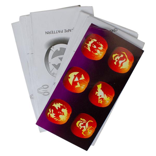 Northlight 10in. Pumpkin Carving Kit with Stencils alternate view