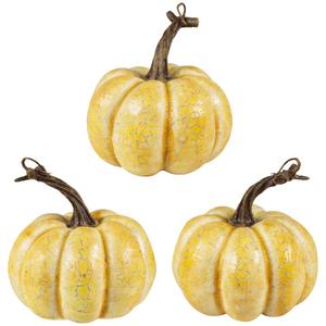 Northlight Artificial White Harvest Pumpkins - Set of 3