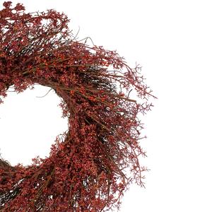 Northlight Fall Burgundy Berry Artificial Wreath alternate view