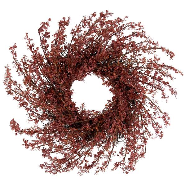 Northlight Fall Burgundy Berry Artificial Wreath