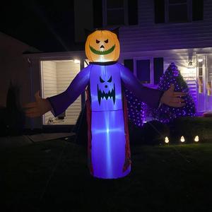 Northlight 8ft. Jack-O-Lantern Grim Reaper Outdoor Decor alternate view