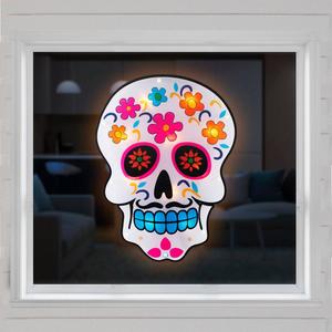 Northlight 15in. Lighted Day of the Dead Silhouette alternate view
