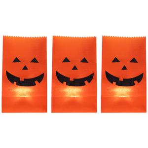 Northlight 3pk. Jack-O-Lantern Luminary Pathway Markers