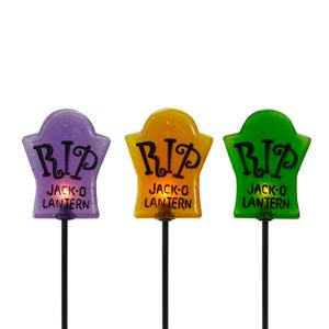 Northlight Set of 3 Tombstone Halloween Pathway Markers