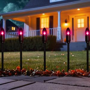 Northlight 10ct. Purple Bulb Halloween Pathway Markers alternate view