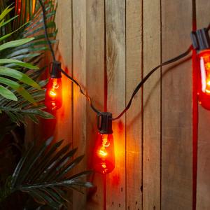 Northlight 10ct. Orange Edison Halloween Light Set alternate view