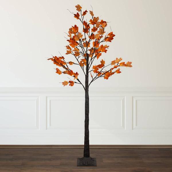 Northlight 6ft. LED  Autumn Harvest Maple Leaf Tree alternate view