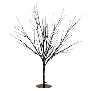 Northlight 39in. LED Lighted Black Halloween Twig Tree