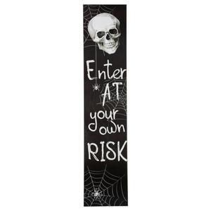 Northlight 36in. Enter at Your Own Risk Halloween Sign