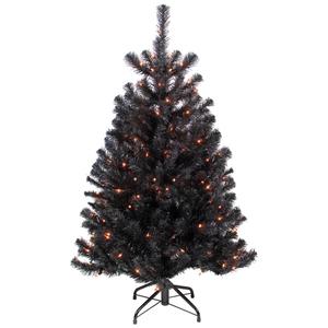 Northlight 4ft. Orange Light Artificial Halloween Tree