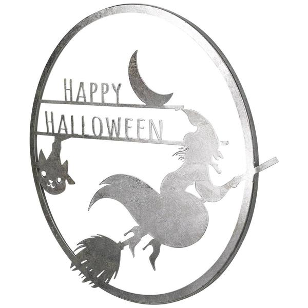 Northlight 17in. Flying Witch Happy Halloween Wall Sign alternate view