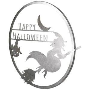 Northlight 17in. Flying Witch Happy Halloween Wall Sign alternate view