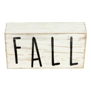 Northlight 6in. Distressed Wood Autumn Harvest Fall Sign