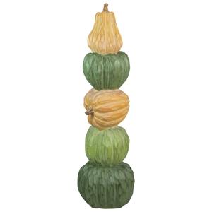 Northlight 42.5in. Five Tiered Stacked Pumpkins Decor alternate view