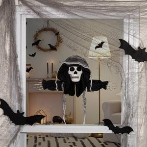 Northlight 10in. Spooky Skeleton 3D Window Decoration alternate view