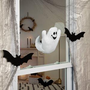 Northlight 10in. Ghastly Ghost 3D Window Decoration alternate view