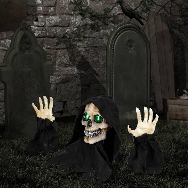Northlight 8in. LED Grim Reaper Outdoor Decoration alternate view