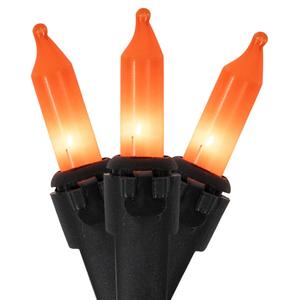 Northlight 100-Count Orange Mini Light Set