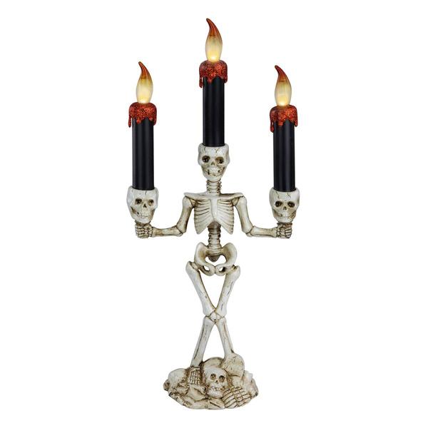Northlight 14.5in. Dripping Candle Skeleton Candelabra