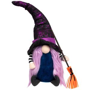 Northlight 14in. Halloween Witch Gnome Decor