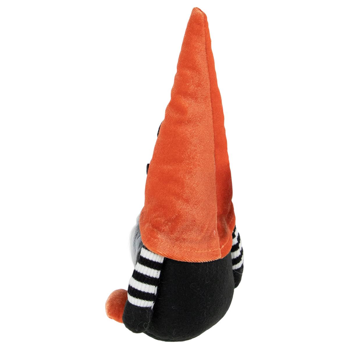 Northlight Seasonal 9.75in. Black And Orange Gnome