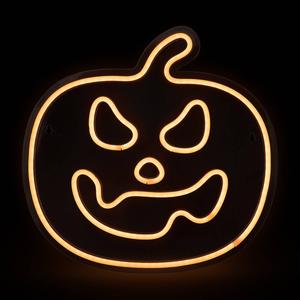 Northlight 15in. Neon Jack-O-Lantern Window Silhouette