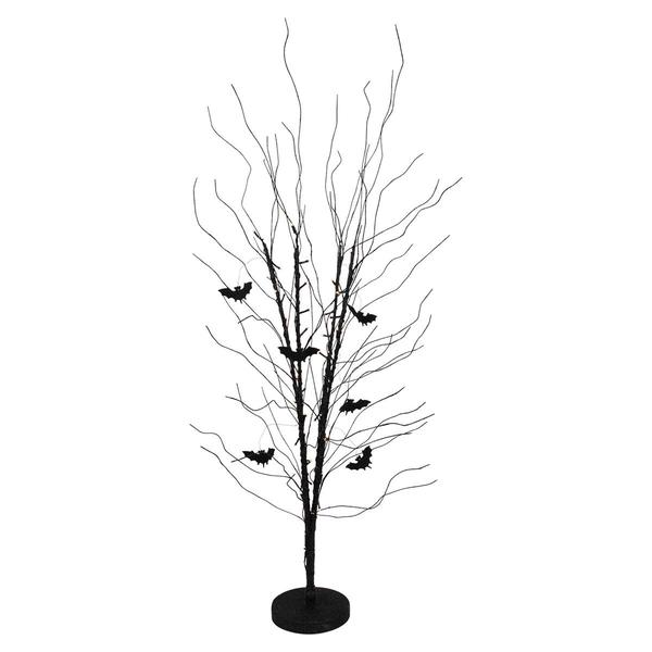 Northlight 50in. LED Halloween Branch Tree w/ Bats