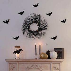 Northlight 22in. Halloween Twig Wreath w/ Bats