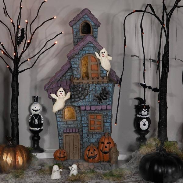Northlight LED Haunted House w/ Ghosts Halloween Decor alternate view